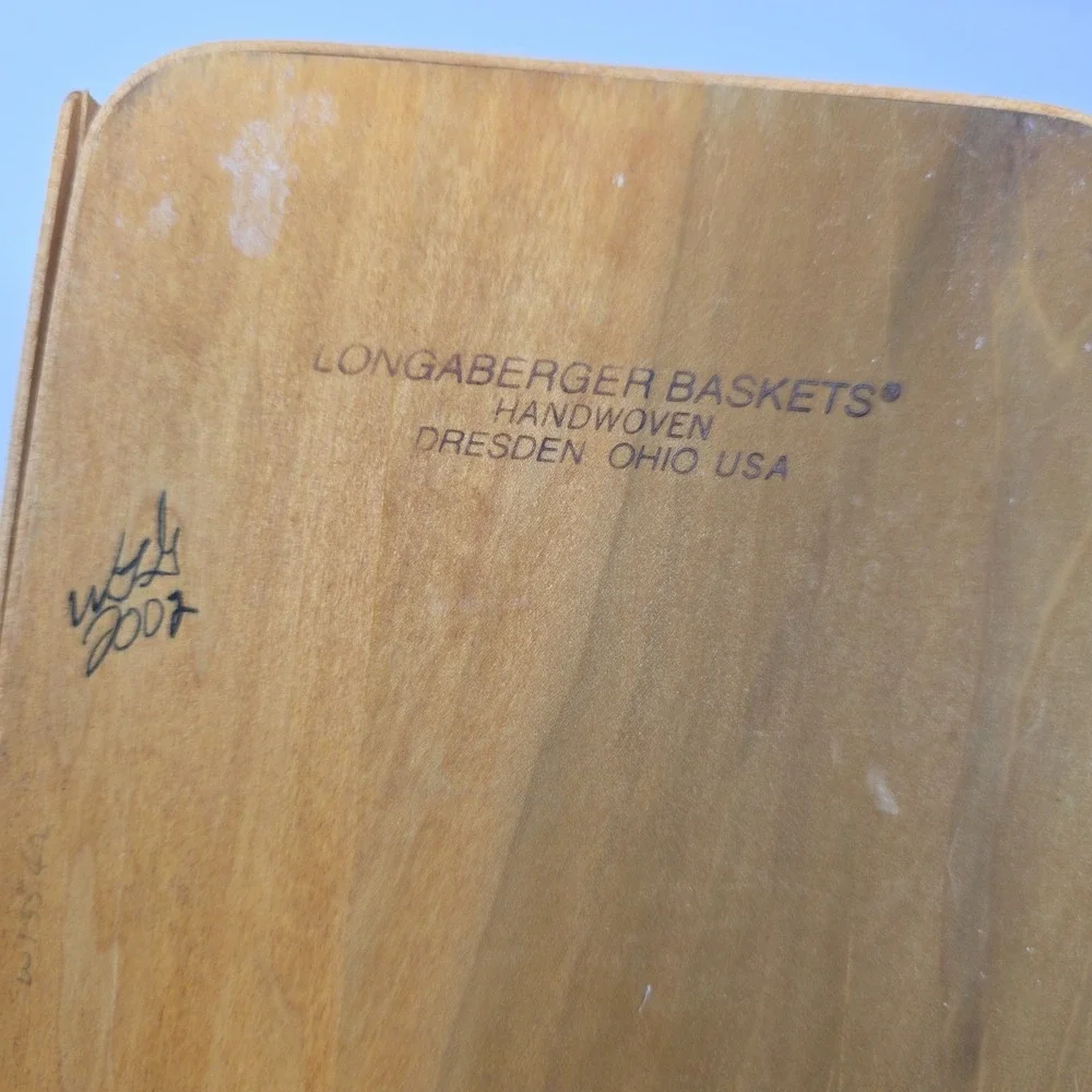 Longaberger 2002 Row Your Boat shape 13.5